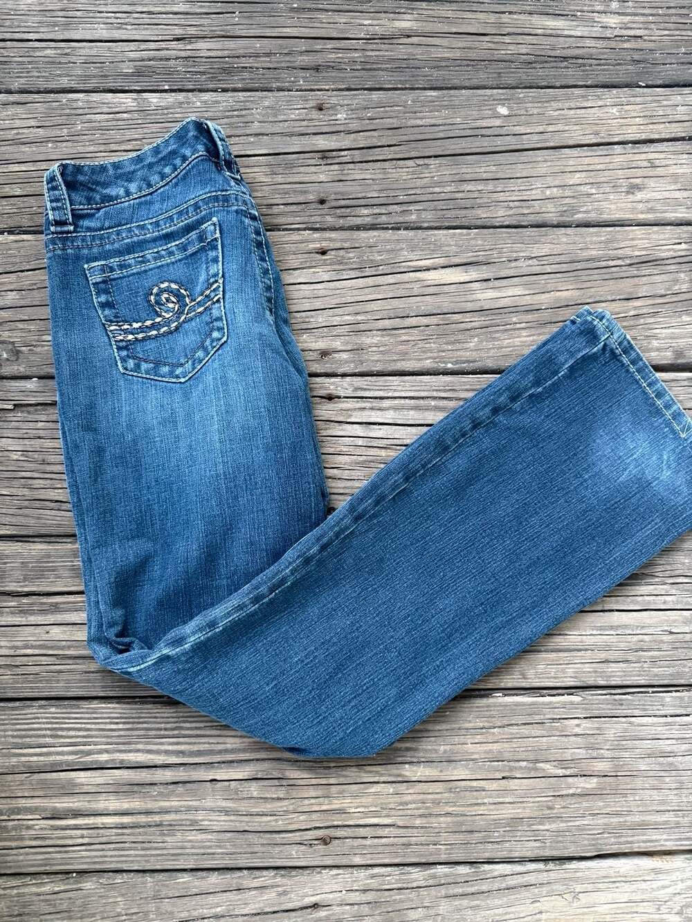Seven 7 Womens 4 Skinny Crop Stretch Distressed Denim Jeans Capris Pockets